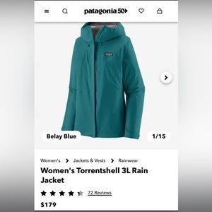 Patagonia Torrentshell Rain Jacket